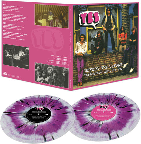 Yes - Beyond & Before - BBC Recordings 1969-1970 - PURPLE/WHITE SPLATTER