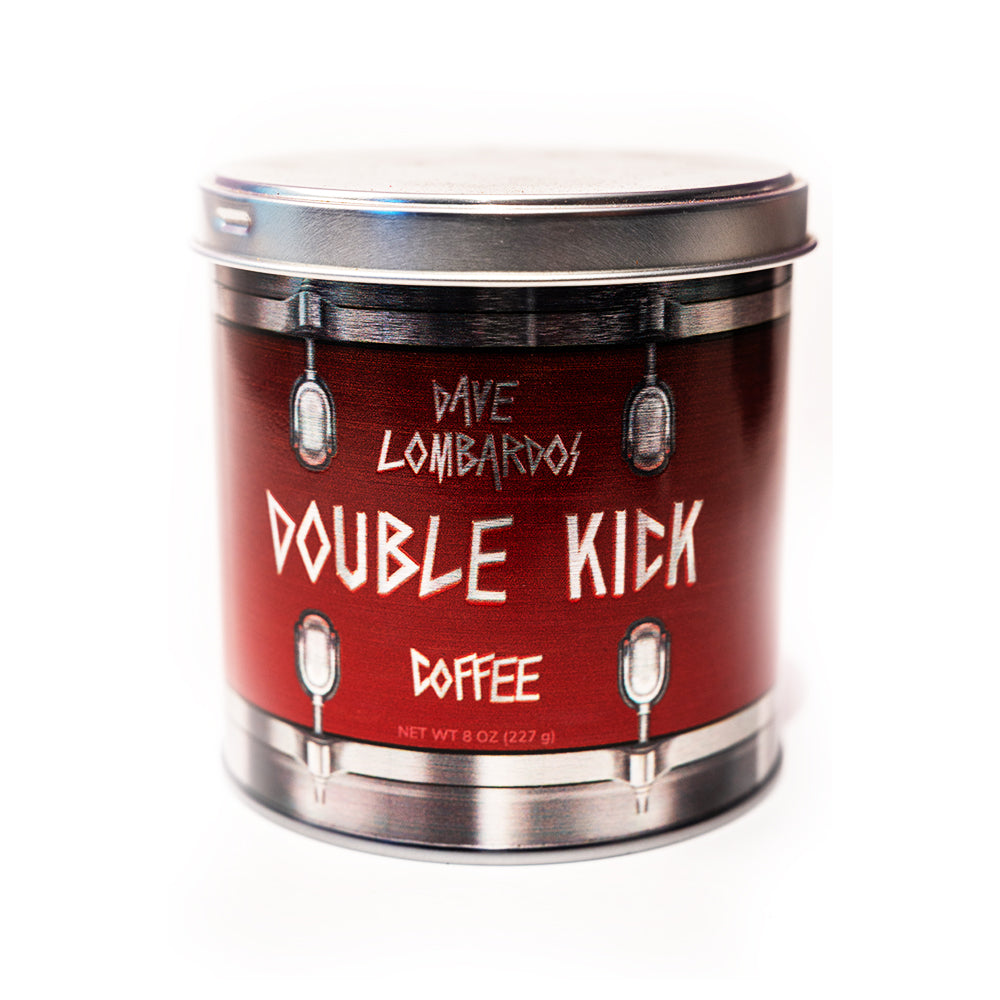 Dave Lombardo's OFFICIAL 'Double Kick' Drum Tin (8oz): Signature Tom Edition