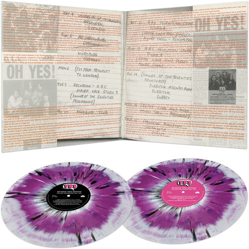 Yes - Beyond & Before - BBC Recordings 1969-1970 - PURPLE/WHITE SPLATTER